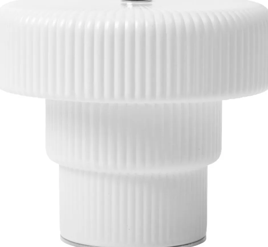 Bordlamper|Trådløse Lamper<Ferm Living Ripple Portable Lamp - H10 - White
