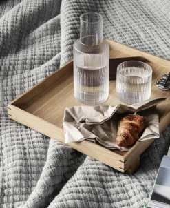 Karafler & Kander<Ferm Living Ripple Small Carafe Set - Clear