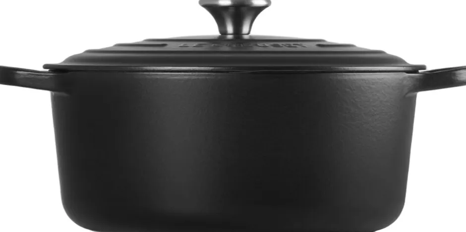 Gryder & Pander<Le Creuset Rund Gryde 28 Black SIGNA