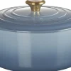 Gryder & Pander<Le Creuset Rund Gryde 28 Chambray