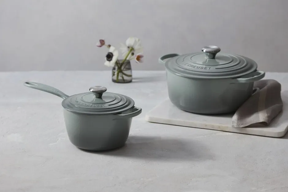 Gryder & Pander<Le Creuset Rund Gryde 26 Sea Salt SIGNA