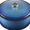Gryder & Pander<Le Creuset Rund støbejernsgryde 4,2L Azure Blue