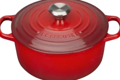 Gryder & Pander<Le Creuset Rund støbejernsgryde 4,2L Cerise