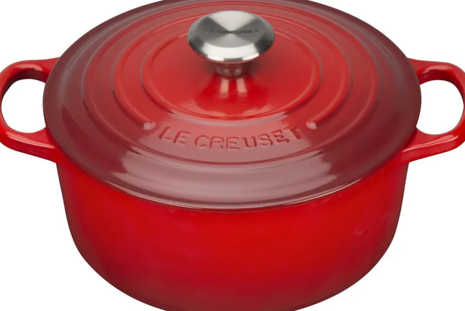 Gryder & Pander<Le Creuset Rund støbejernsgryde 4,2L Cerise