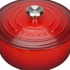 Gryder & Pander<Le Creuset Rund støbejernsgryde 5,3L Cerise