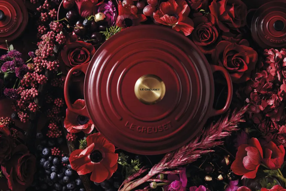 Gryder & Pander<Le Creuset Rund støbejernsgryde 4,2L Garnet