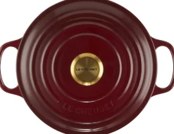 Gryder & Pander<Le Creuset Rund støbejernsgryde 4,2L Garnet