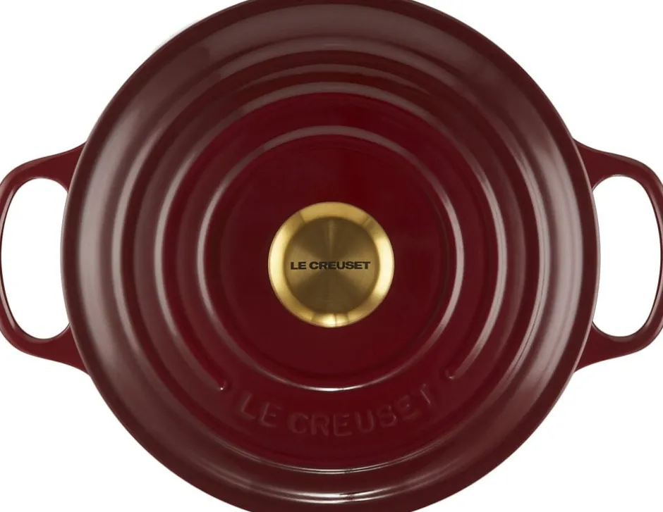 Gryder & Pander<Le Creuset Rund støbejernsgryde 4,2L Garnet
