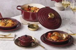 Gryder & Pander<Le Creuset Rund støbejernsgryde 5,3L Garnet