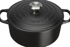 Gryder & Pander<Le Creuset Rund støbejernsgryde 4,2L Matte Black