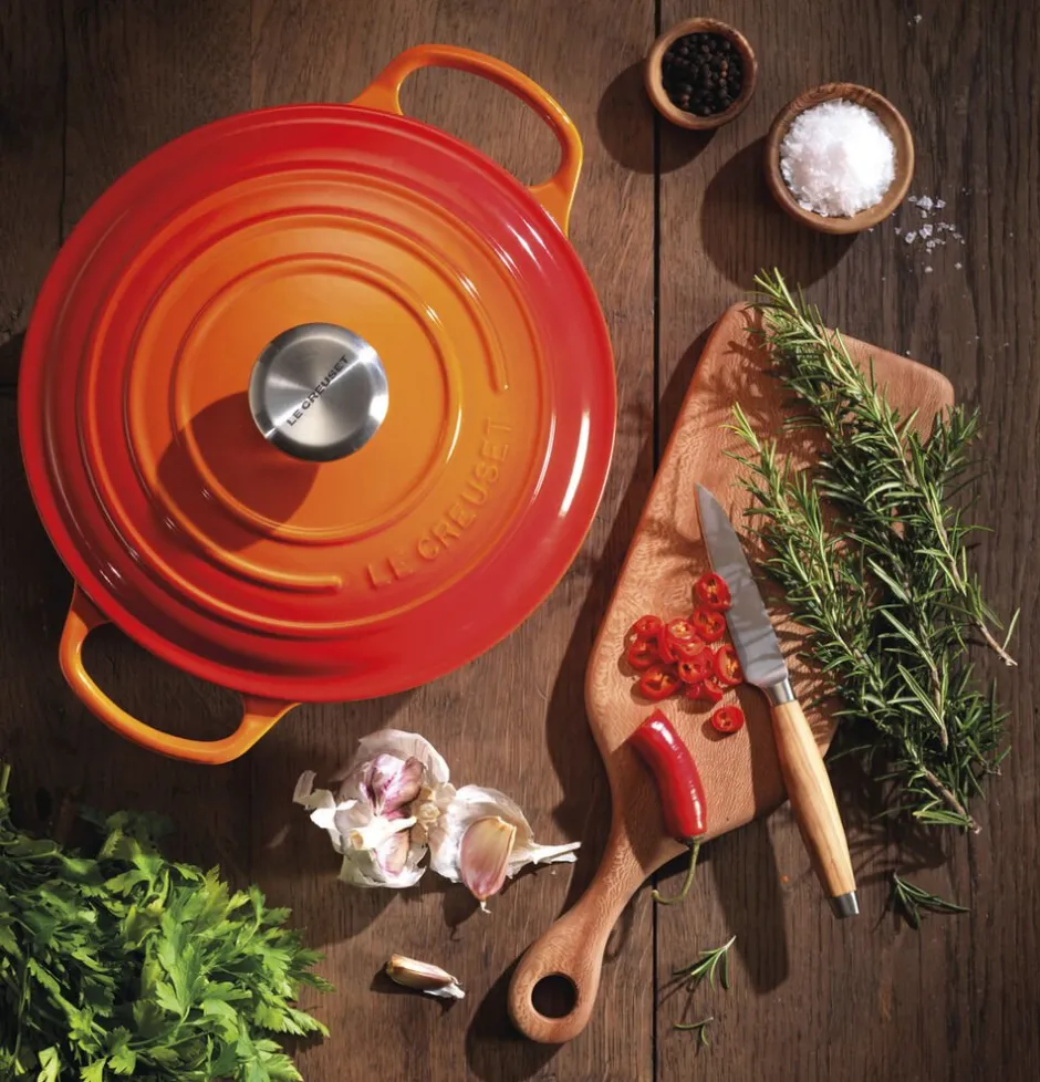 Gryder & Pander<Le Creuset Rund støbejernsgryde 4,2L Volcanic