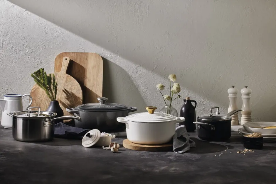 Gryder & Pander<Le Creuset Rund støbejernsgryde 4,2L White