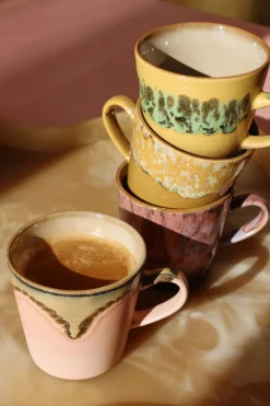 Kopper & Krus<HK Living 70s ceramics americano mug blossom