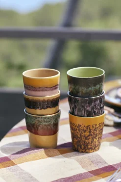 Kopper & Krus<HK Living 70s ceramics coffee mug bay