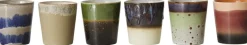Kopper & Krus<HK Living 70s ceramics coffee mugs grounding set of 6