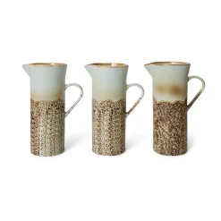 Karafler & Kander<HK Living 70s ceramics jug shell