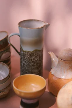 Karafler & Kander<HK Living 70s ceramics jug shell