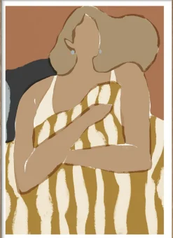 Plakater & Rammer<Poster & Frame Sacrée Frangine - Morning Stripes Flerfarvet