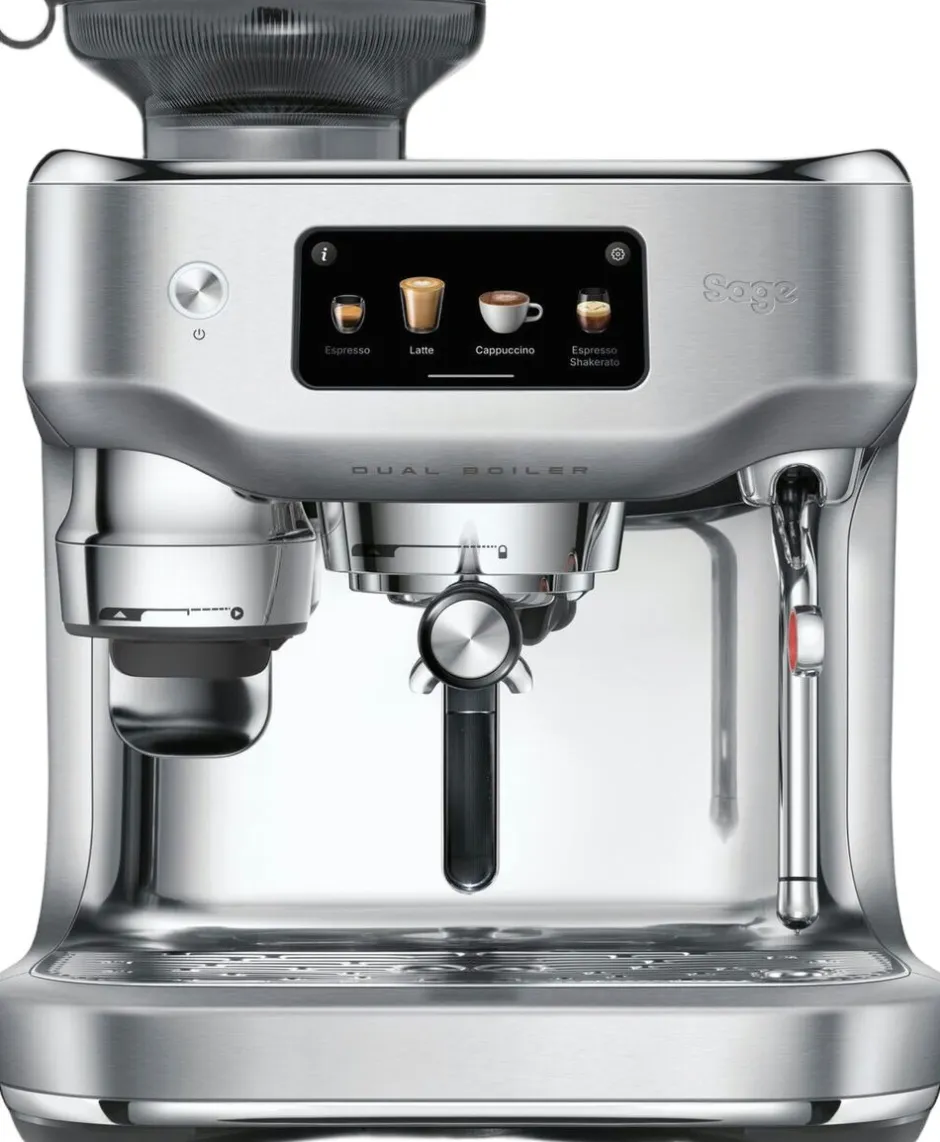 Kaffe & Te<SAGE SES 995 BSS Oracle Dual Boiler Espresso machine Brushed
