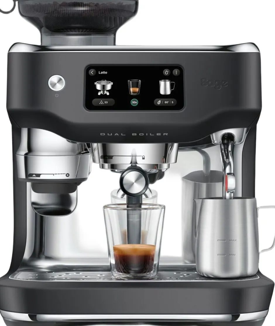 Kaffe & Te<SAGE SES 995 BTR Oracle Dual Boiler Espresso machine Black T