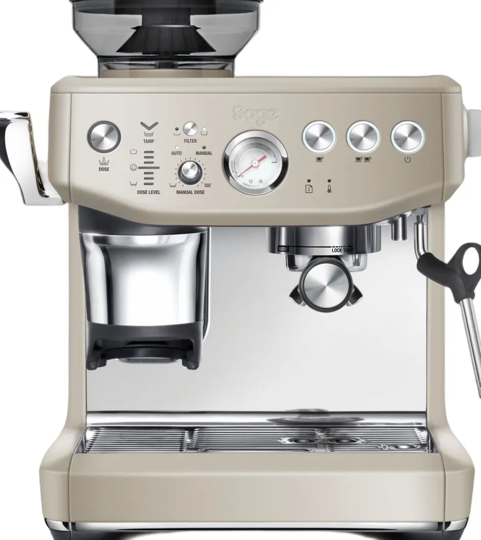 Kaffe & Te<SAGE SES876ALM Barista Express Impress Espresso machine Almo