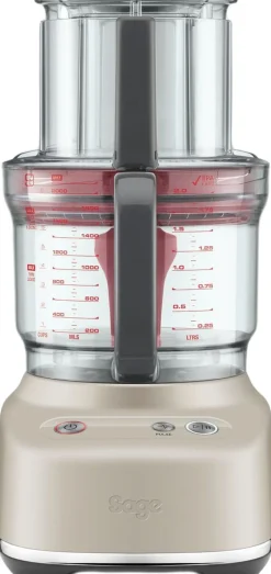 Køkkenmaskiner<SAGE SFP638ALM Paradice 9 Food processor Almond Nougat