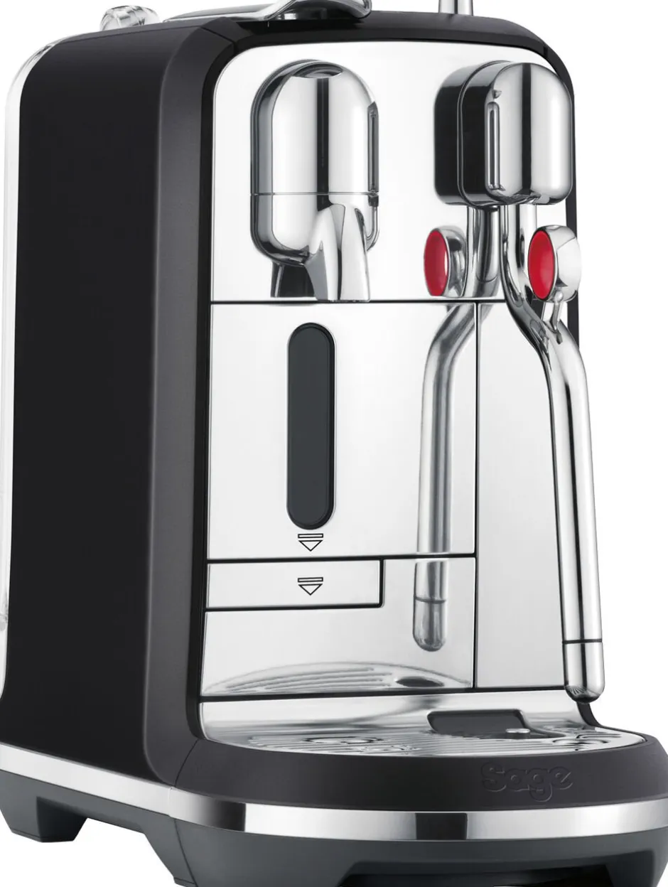 Kaffe & Te<Nespresso SAGE SNE 800 BTR KAPSELMASKINE The Creatista Plus - Black Tr