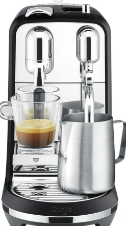 Kaffe & Te<Nespresso SAGE SNE 800 BTR KAPSELMASKINE The Creatista Plus - Black Tr