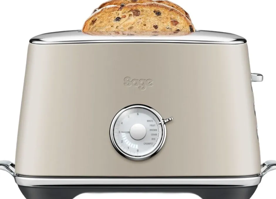 Køkkenmaskiner<SAGE STA735ALM Select Luxe Toaster Almond Nougat