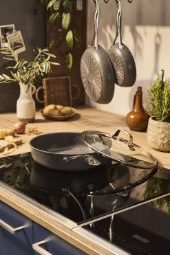 Gryder & Pander<Ballarini Salina Ceramic Sautepande Med låg, 28 cm, Aluminium, Titaniu