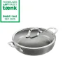 Gryder & Pander<Ballarini Salina Ceramic Serveringspande Med låg, 28 cm, Aluminium, Ti