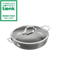 Gryder & Pander<Ballarini Salina Ceramic Serveringspande Med låg, 28 cm, Aluminium, Ti