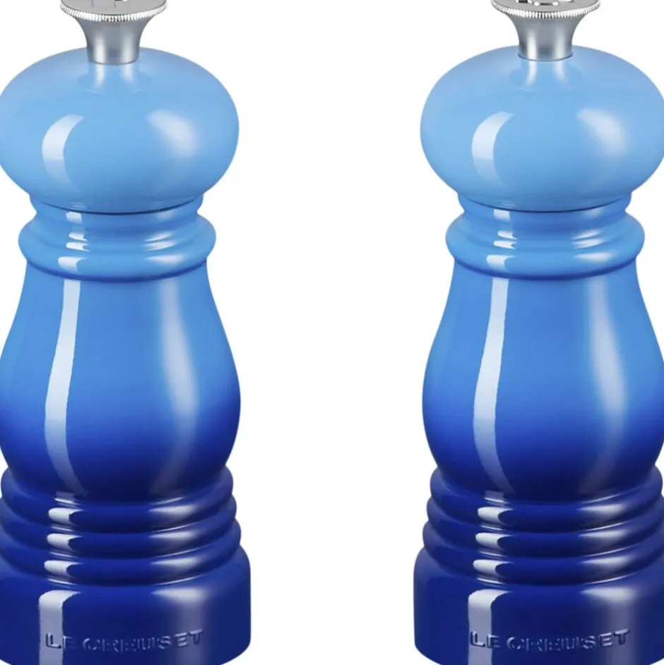 Køkkenartikler<Le Creuset Salt & peber sæt 11cm Azure Blue