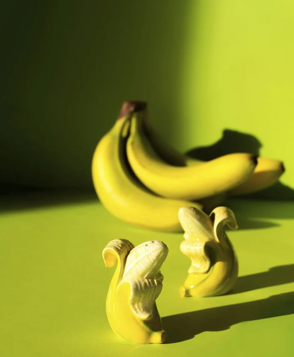 Køkkenartikler<Donkey Salt- og peber sæt - Banana Romance