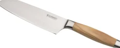 Køkkenknive & Sakse<Le Creuset Santoku kniv m/ oliventræsskaft 18cm