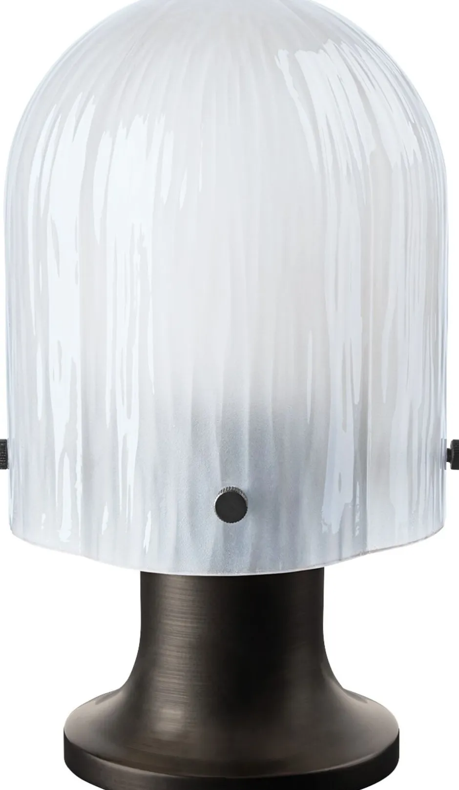 Trådløse Lamper<Gubi Seine Portable Lamp Base: Antique Brass, Shade: White