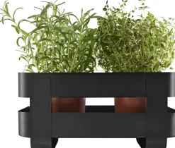 Vaser & Urtepotteskjulere<Eva Solo Selvvandende Herb organiser stål Black