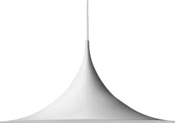 Pendler<Gubi Semi pendel white 60 cm.