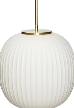 Pendler<Hübsch Serene Ceiling Lamp White