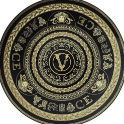 Tallerkener<Versace Service Plate 33cm, Virtus Gala Black,