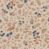Tilbehør Til Bordet<Ib Laursen Serviet blomstermotiv i blå og teglfarver