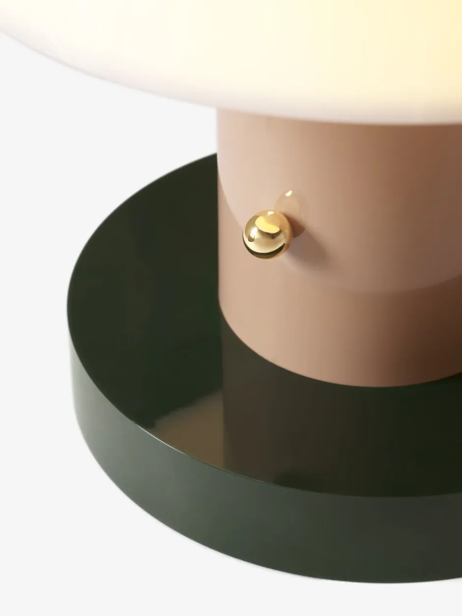 Trådløse Lamper<&Tradition Setago JH27 Table Lamp Nude/forest