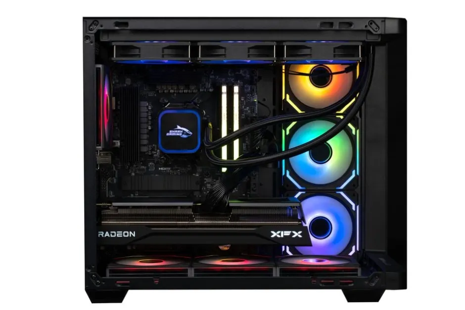 Elektronik<Shark Gaming Shark Deep Blue 9070 XT Gaming PC