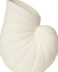 Vaser & Urtepotteskjulere<Ferm Living Shell Vase - Off-white