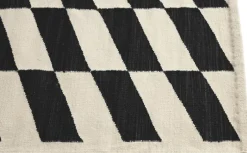Gulvtæpper<Hay Shift Kelim Rug-W170 x L240-Black