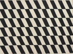 Gulvtæpper<Hay Shift Kelim Rug-W140 x L200-Black