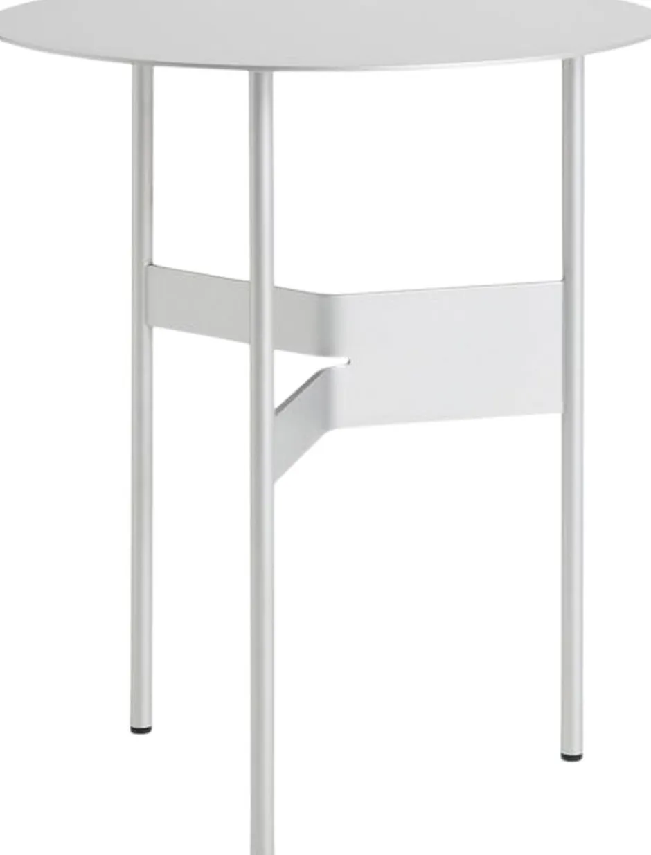 Møbler<Hay Shim Coffee Table-Ø45 x H51-Silver