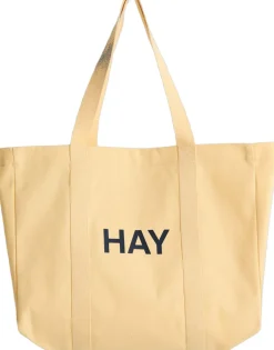 Opbevaring<Hay Shopper Bag-Medium-Soft yellow