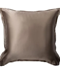 Sengetøj & Lagner<Magasin du Nord Collection Silke pudebetræk med lynlås, 100 % morbærsilke, 60x63 cm, mørk beige