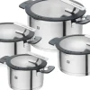 Gryder & Pander<Zwilling Simplify Grydesæt, 4-dele, Rustfrit stål